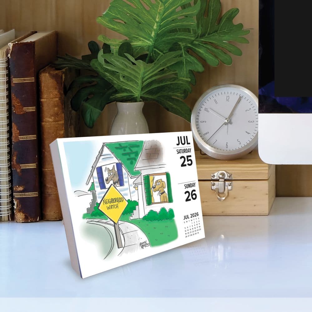 Dog Cartoon A Day 2026 Desk Calendar Second Alternate Image