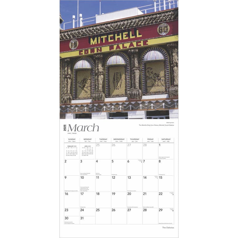 Dakotas 2025 Wall Calendar Second Alternate Image