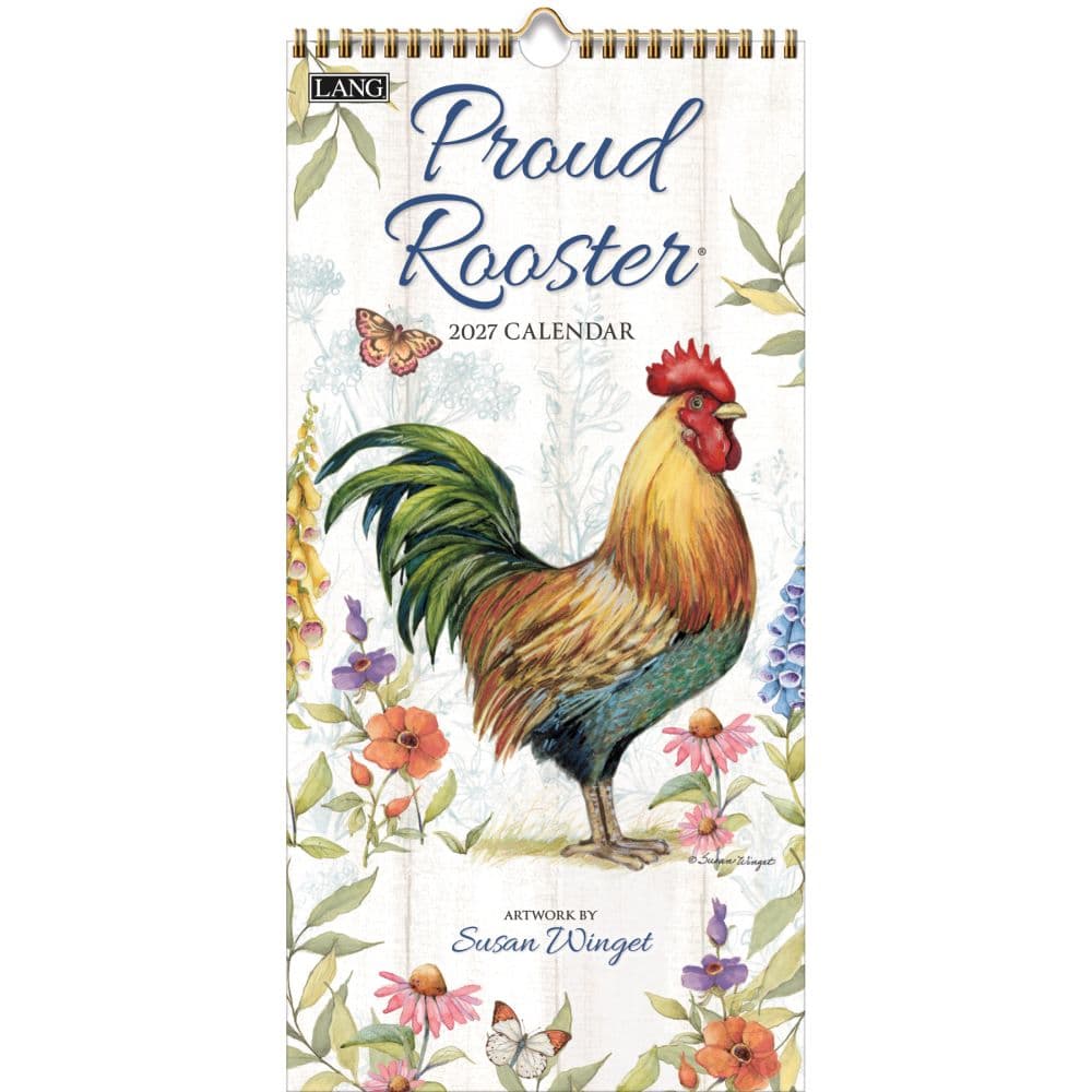 image Proud Rooster 2027 Vertical Wall Calendar by Susan Winget