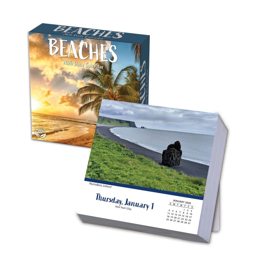 Beaches 2026 Desk Calendar_Main Image