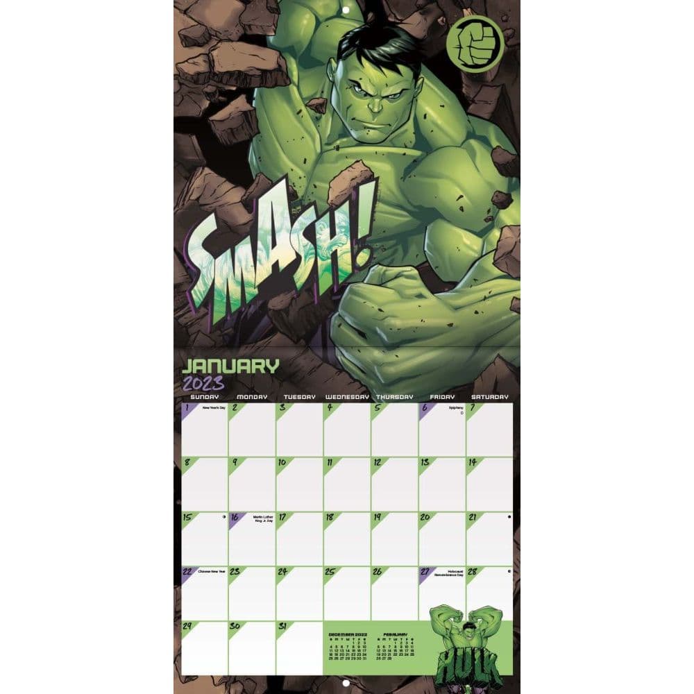 2023 Mini Wall Calendar Marvel Avengers 2023 Mini Wall Calendar