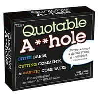 image Quotable A**hole 2027 Desk Calendar Main Product Image