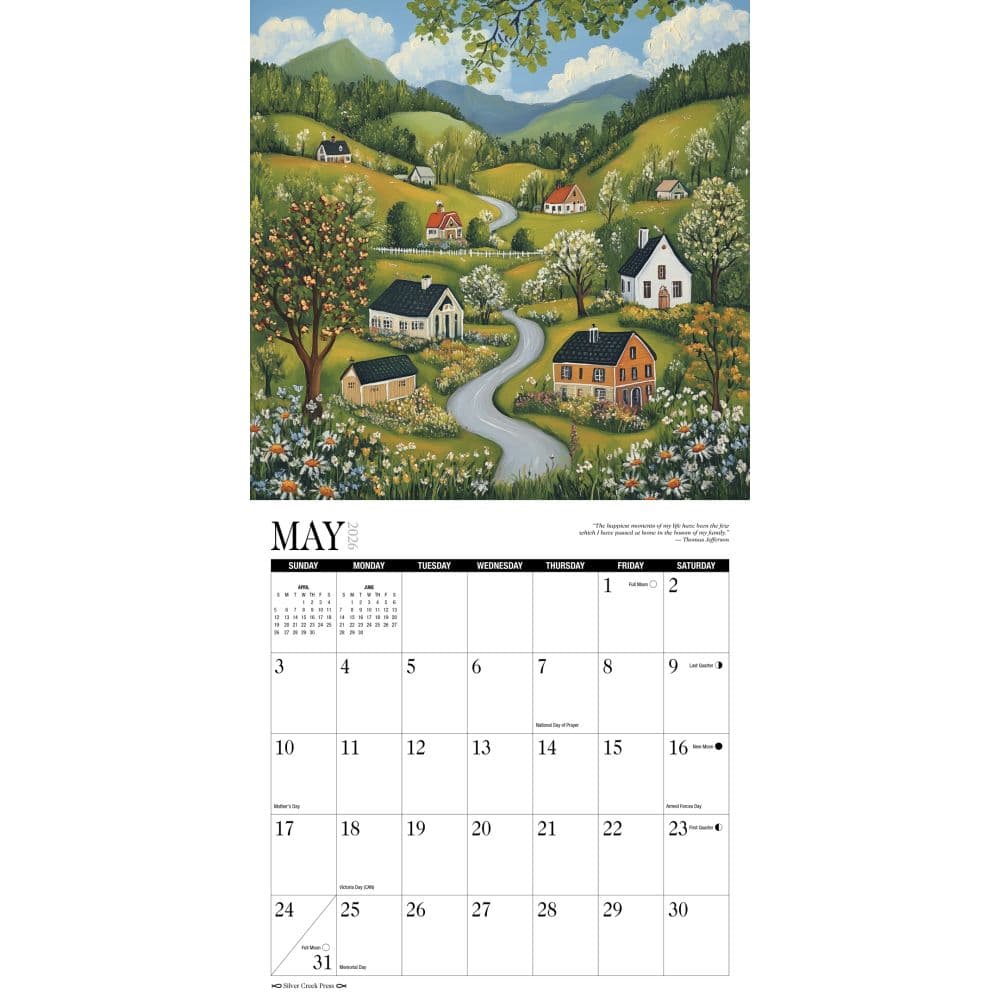Homebound Heart 2026 Wall Calendar Second Alternate Image