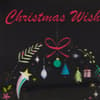 image 3D Wreath with Unicorn Christmas Card Third Alternate Image width=&quot;1000&quot; height=&quot;1000&quot;