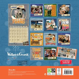 Wallace And Gromit 2024 Wall Calendar - Calendars.com