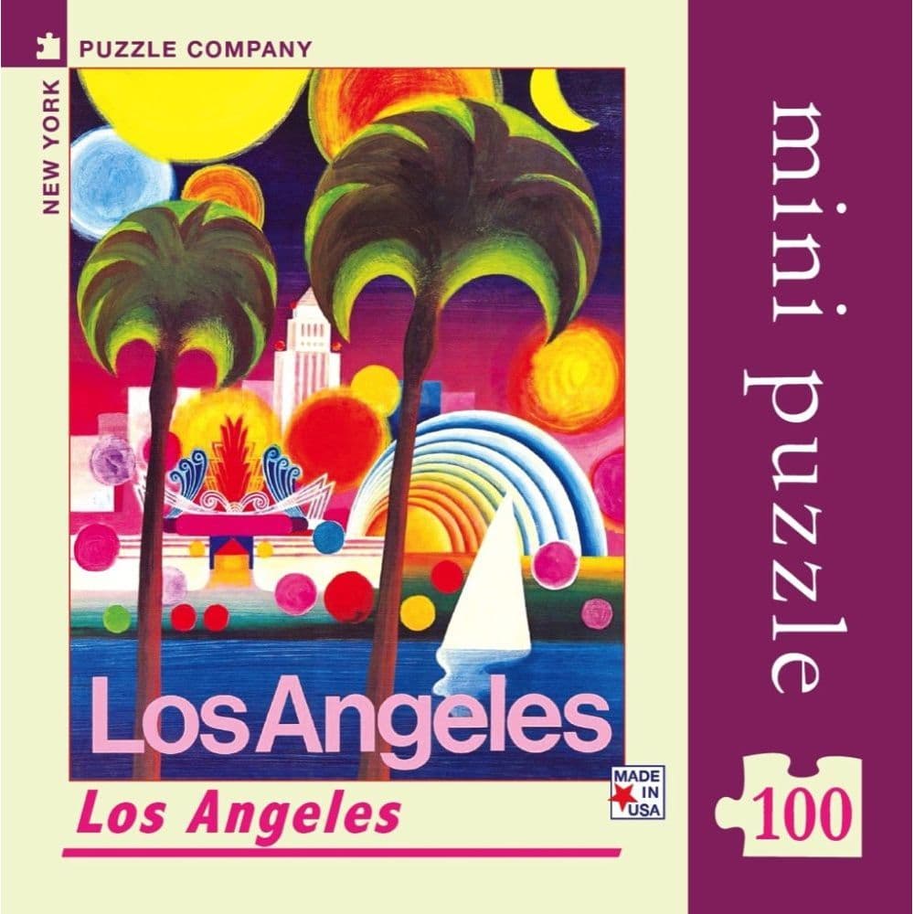 LA Mini 100 Piece Puzzle Main Image