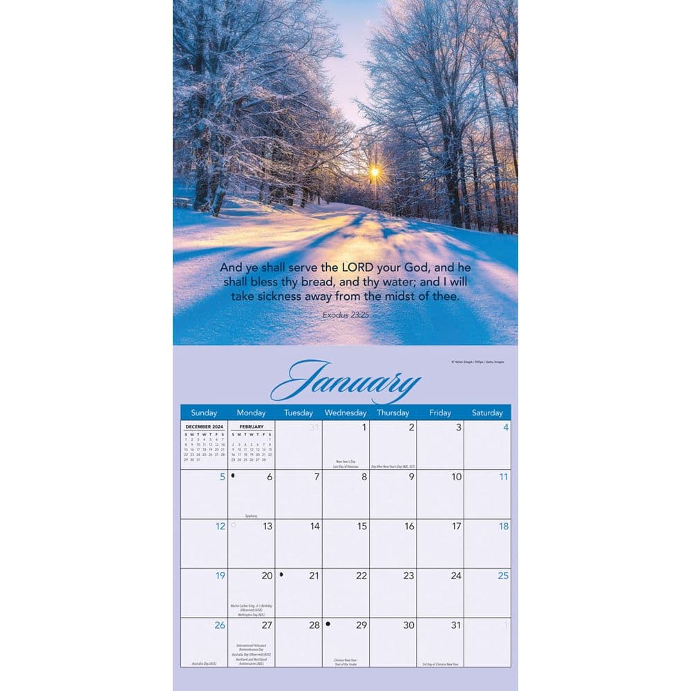 Bible Verses 2025 Wall Calendar Second Alternate Image width=&quot;1000&quot; height=&quot;1000&quot;