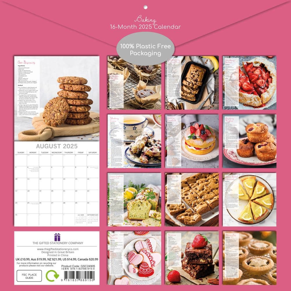 Baking 2025 Wall Calendar First Alternate Image width=&quot;1000&quot; height=&quot;1000&quot;