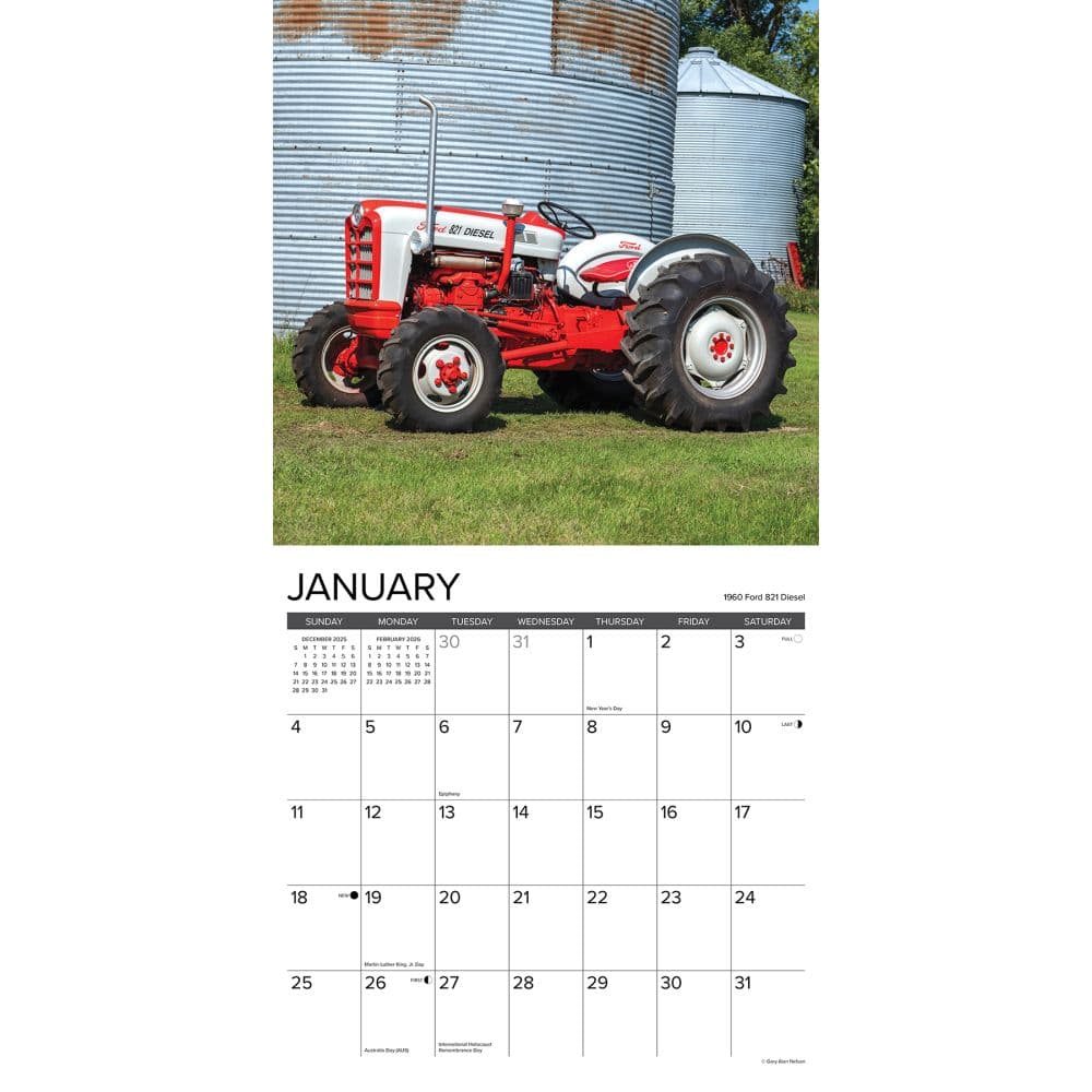 Classic Tractors 2026 Wall Calendar Second Alternate Image