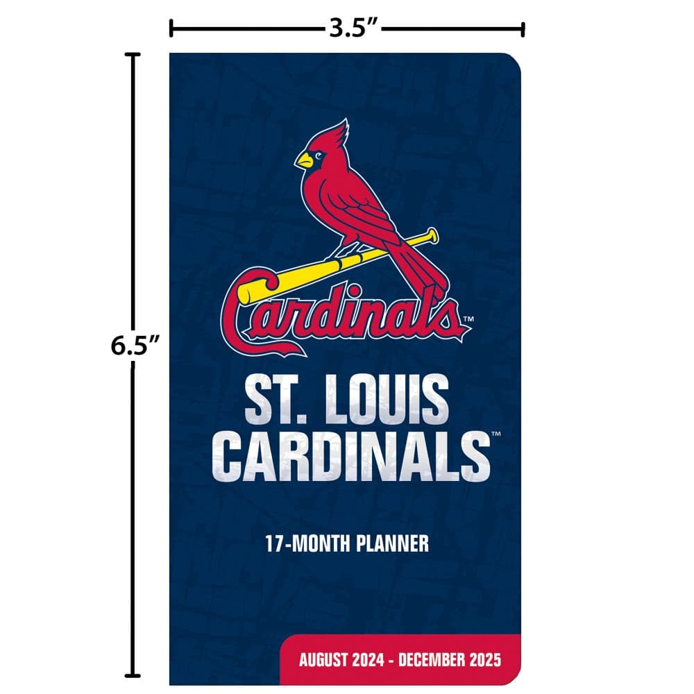 MLB St Louis Cardinals 17 Month Pocket Planner Fifth Alternate Image