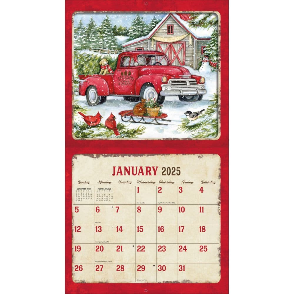 Truckin Along Special Edition 2025 Wall Calendar Second Alternate Image width=&quot;1000&quot; height=&quot;1000&quot;