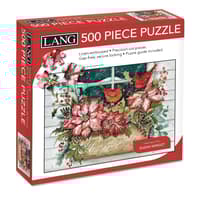 image Poinsettia Window 500 Pc Puzzle