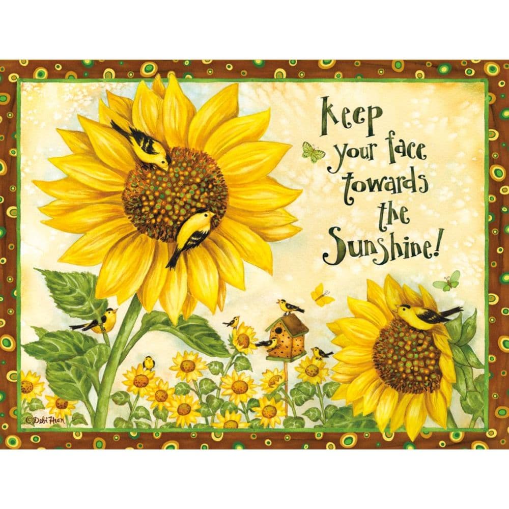 Sunflowers Note Cards by Debi Hron Main Image