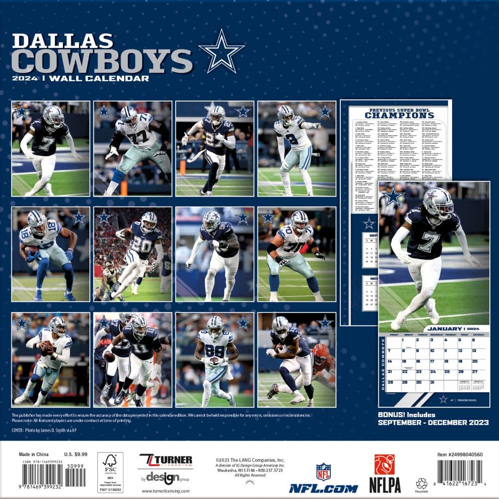 Dallas Cowboys Wall Calendar Jobie Lynelle Dallas Cowboys Wall Calendar Jobie Lynelle