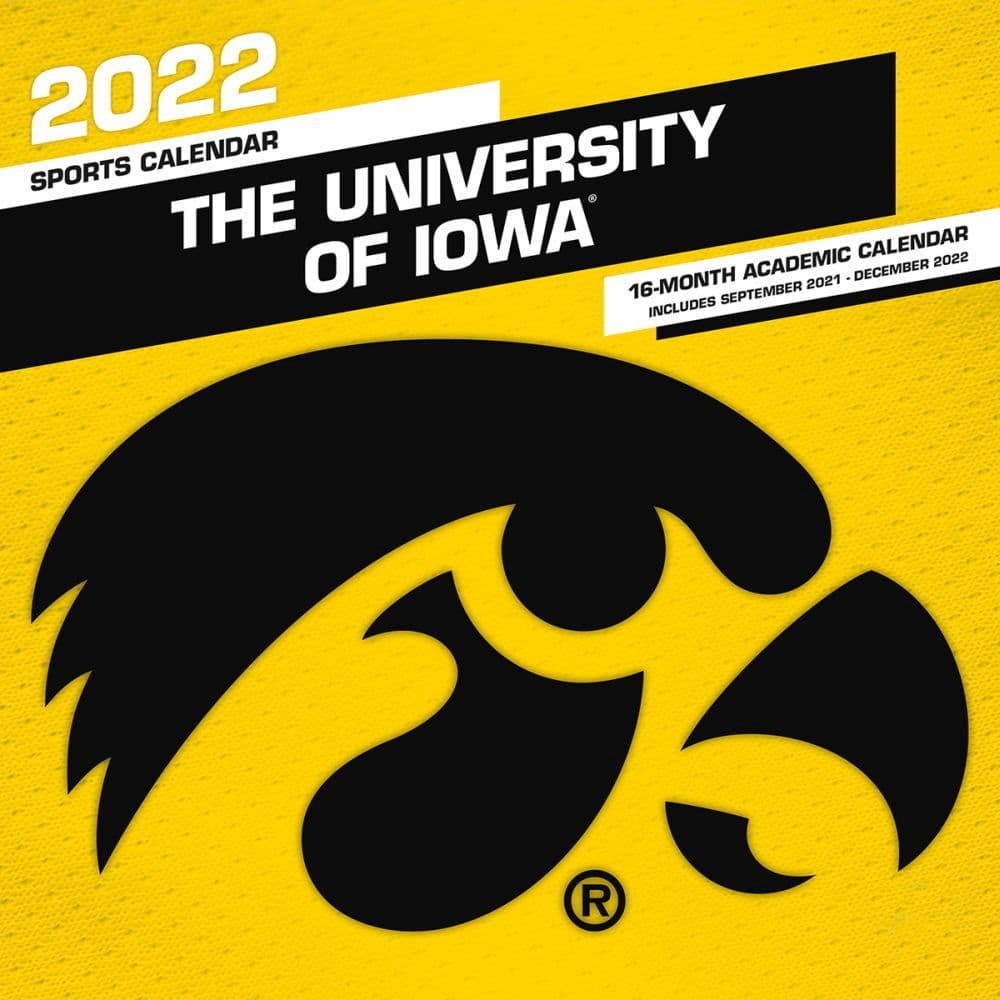 Iowa Hawkeyes 2022 Wall Calendar