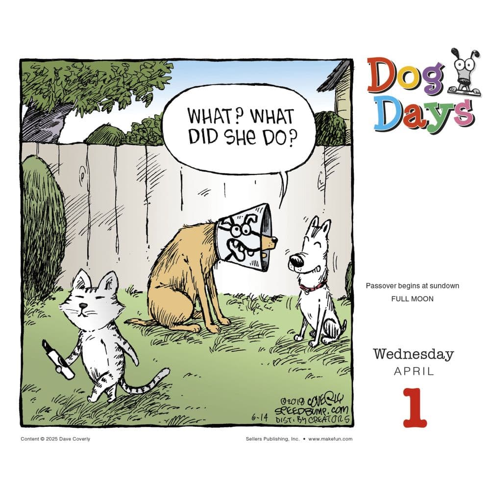Dog Days by Dave Coverly 2026 Desk Calendar Second Alternate Image