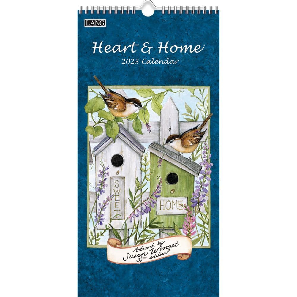 Susan Winget Heart & Home 2023 Vertical Wall Calendar