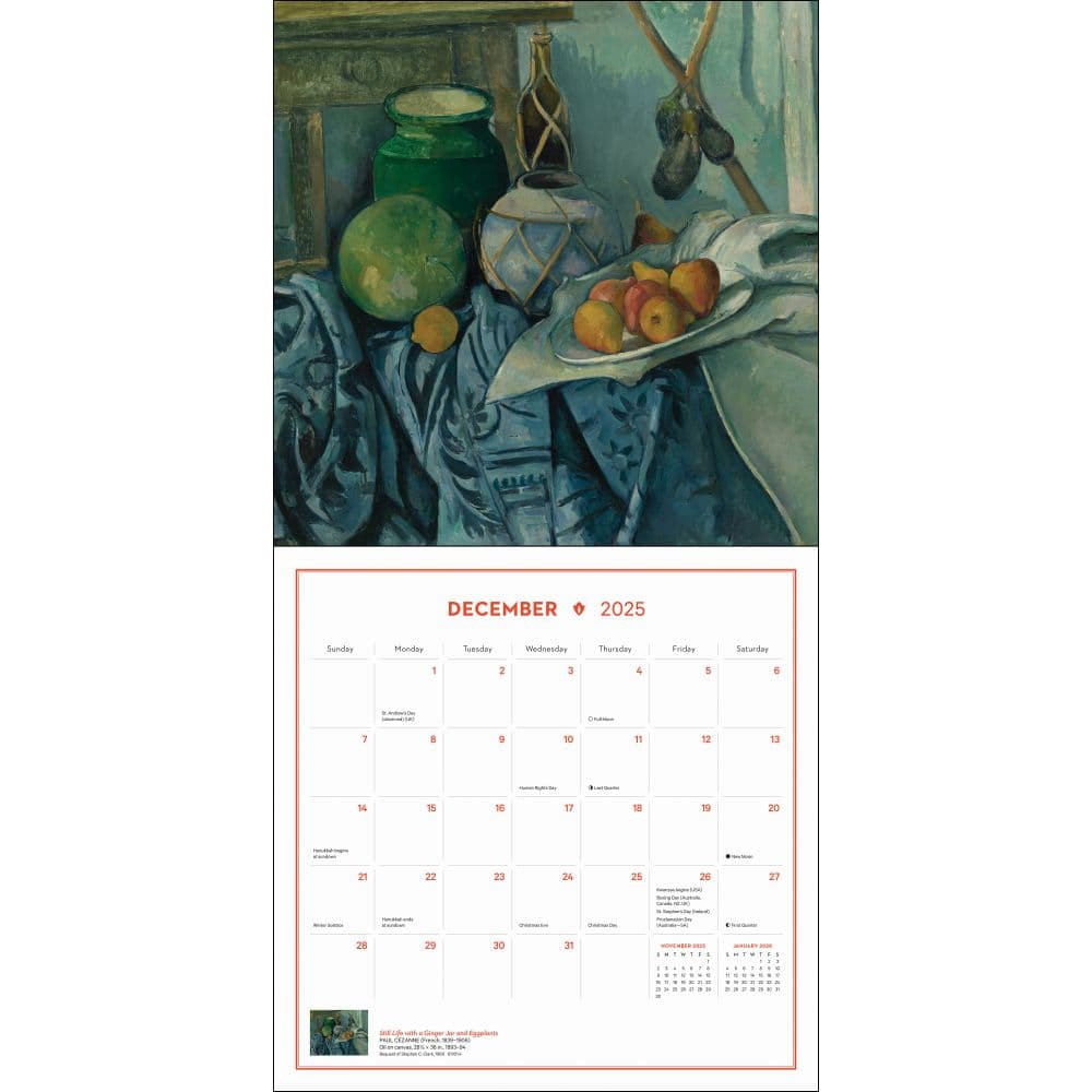 Impressionist Wall Calendar 2025