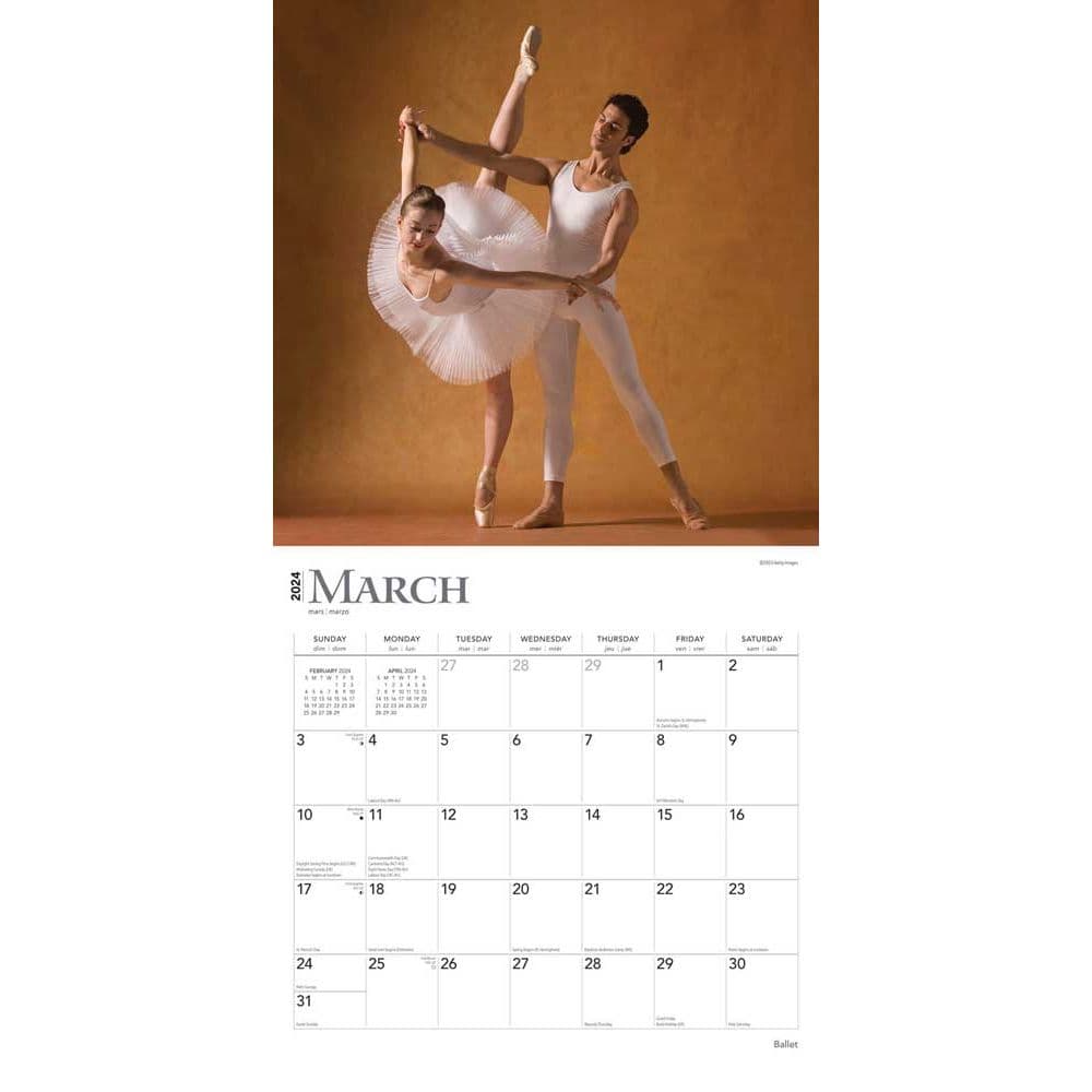 Ballet 2024 Wall Calendar