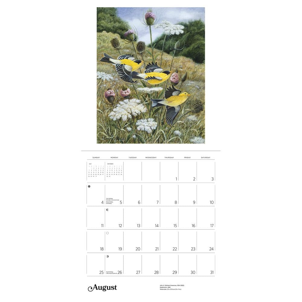 Birders View Ruthven 2024 Wall Calendar_ALT2
