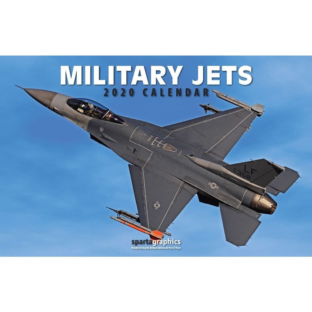 Military Jet Deluxe Wall Calendar