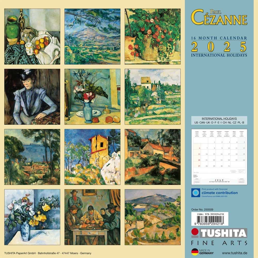 Cezanne 2025 Wall Calendar First Alternate Image width="1000" height="1000"