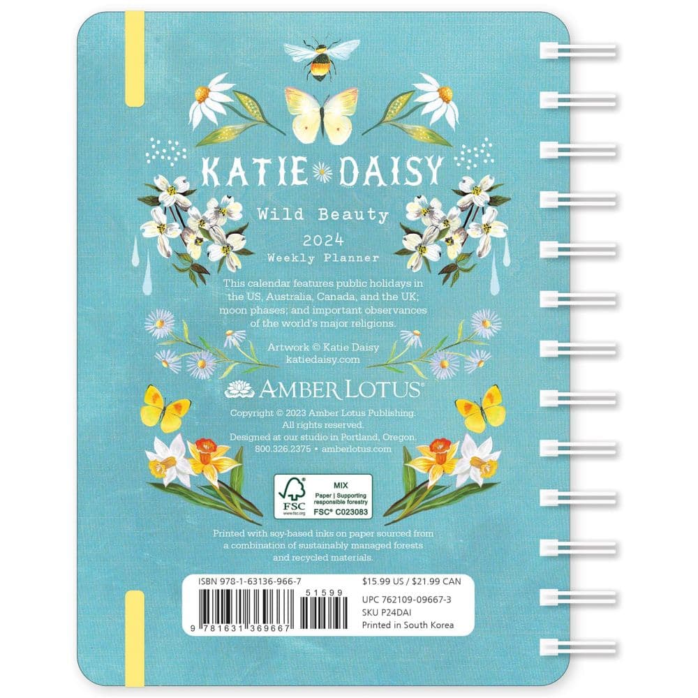 Katie Daisy Weekly 2024 Planner First Alternate Image width=&quot;1000&quot; height=&quot;1000&quot;