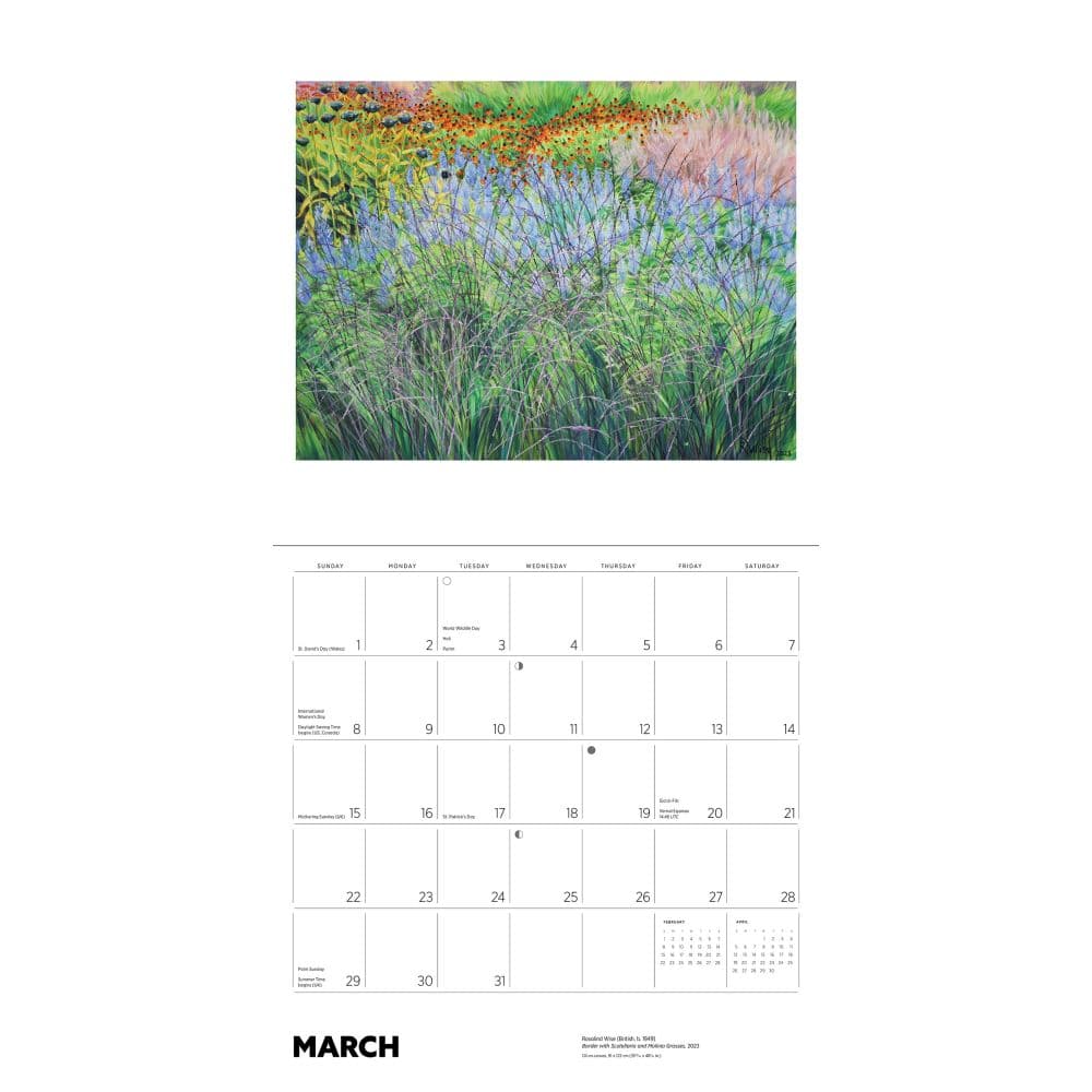 Rosalind Wise 2026 Wall Calendar Fifth Alternate Image