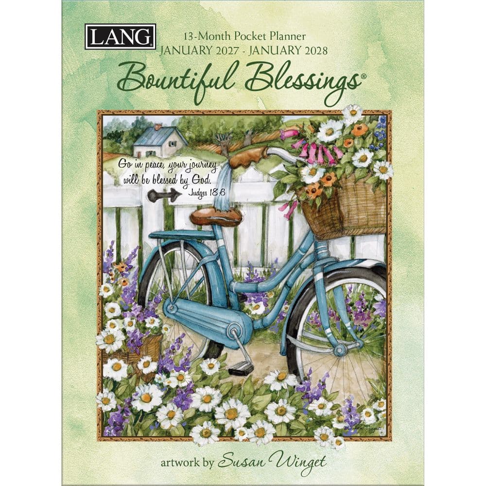 Bountiful Blessings 2027 Monthly Pocket Planner by Susan Winget Main Product Image