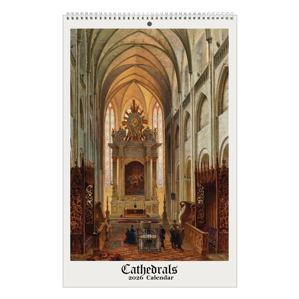 image Cathedrals 2026 Poster Wall Calendar Main Product Image