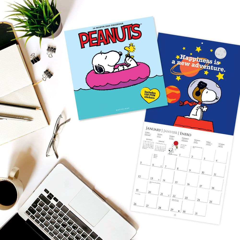 Peanuts Happiness Is 2025 Wall Calendar Second Alternate Image width=&quot;1000&quot; height=&quot;1000&quot;