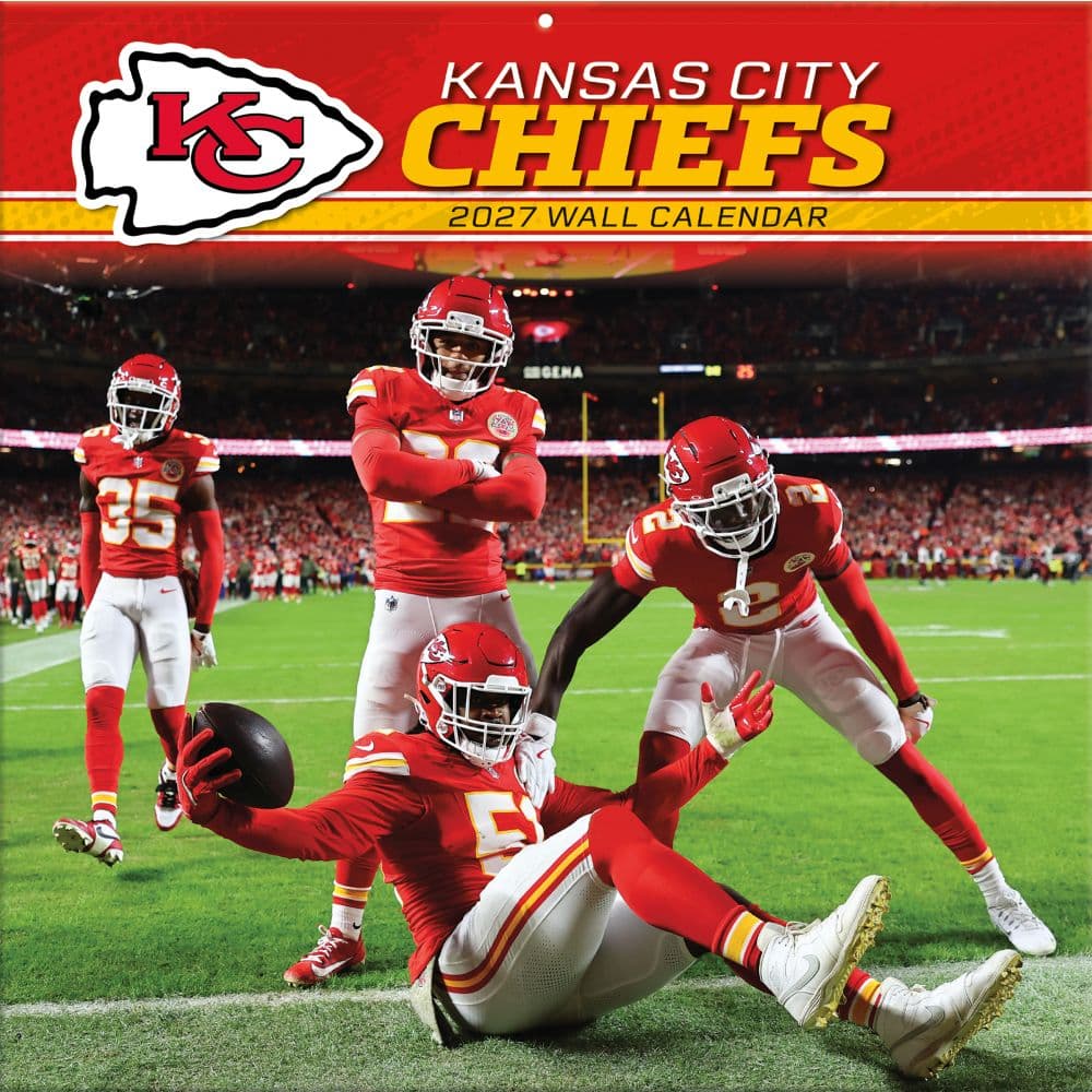 NFL Kansas City Chiefs 2027 Wall Calendar Main Product Image
