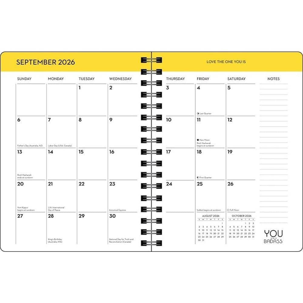 You Are a Badass 2027 Planner Third Alternate Image