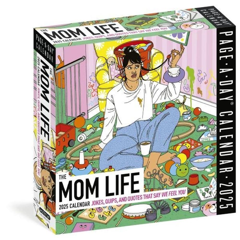 Mom Life 2025 Desk Calendar Main Product Image