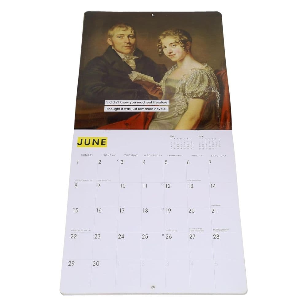 Men to Avoid in Art and Life 2025 Wall Calendar Fifth Alternate Image