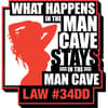 image Man Cave Magnet Main Image