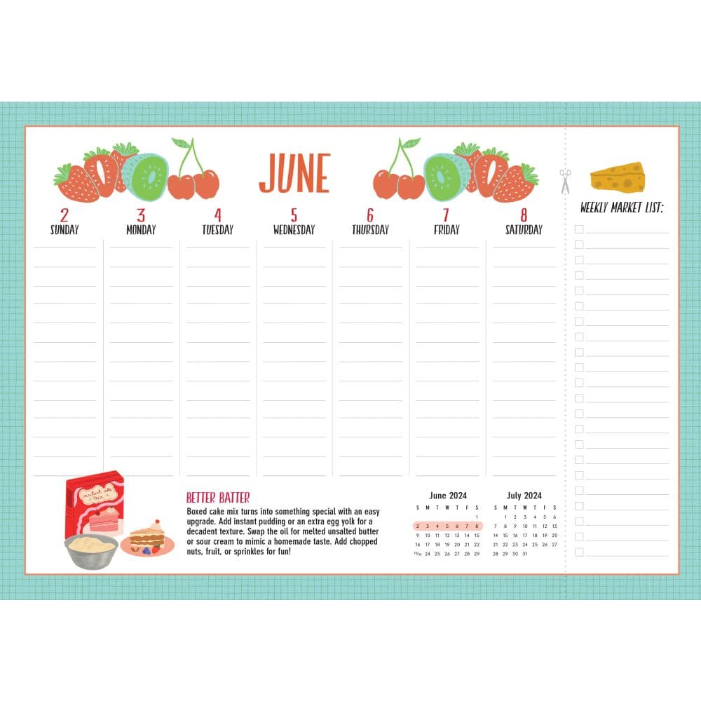 Kitchen Companion 2024 Wall Calendar