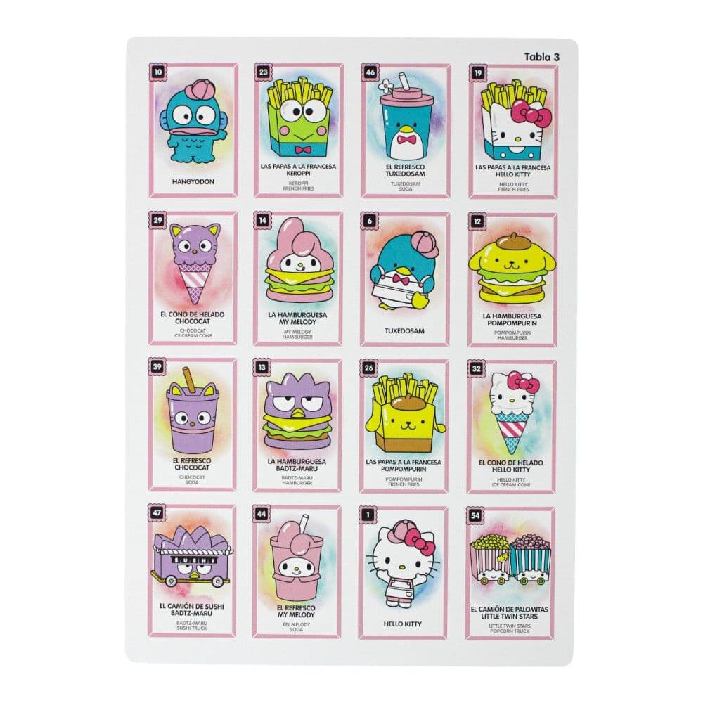 Loteria Hello Kitty and Friends Eighth Alternate Image
