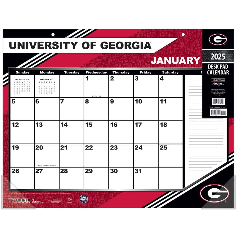 COL Bulldogs 2025 Desk Pad