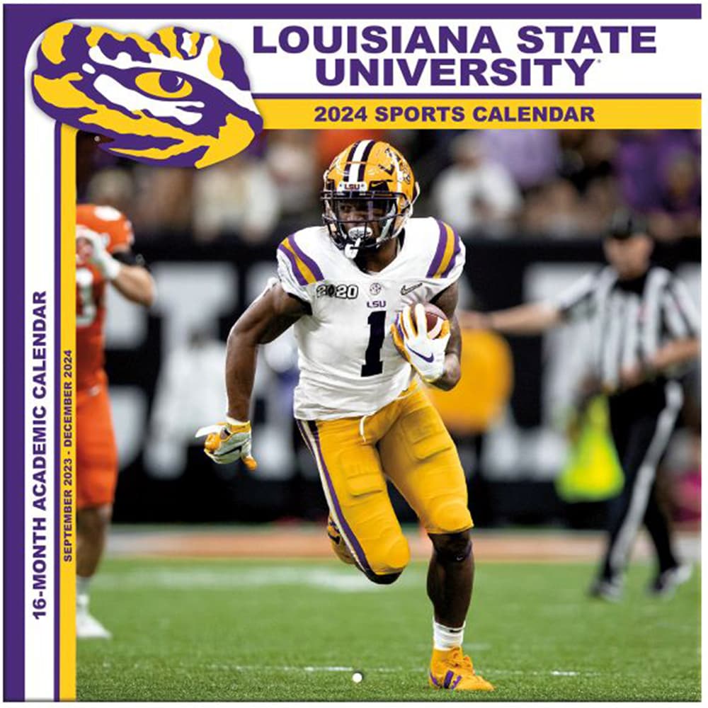 LSU Tigers 2024 Mini Wall Calendar Main Product Image width=&quot;1000&quot; height=&quot;1000&quot;