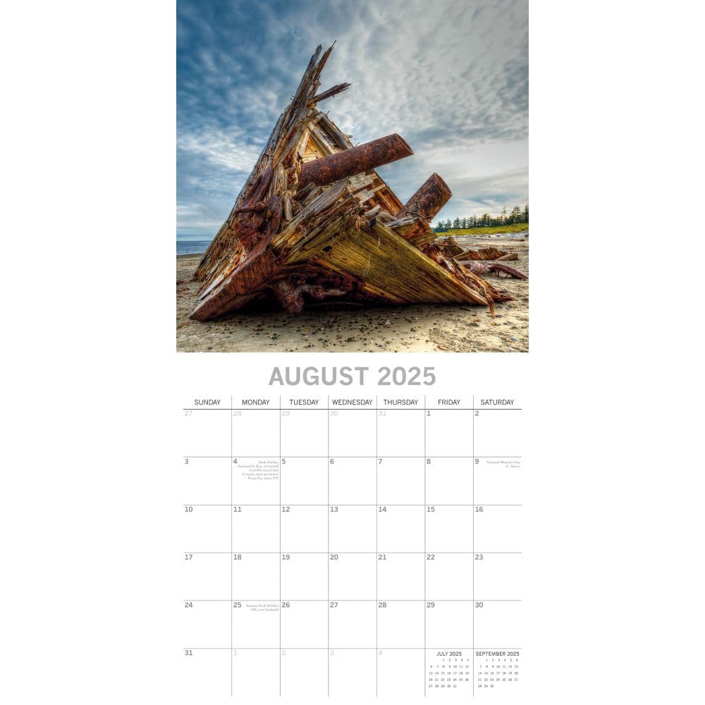 Abandoned Places Calendar 2025