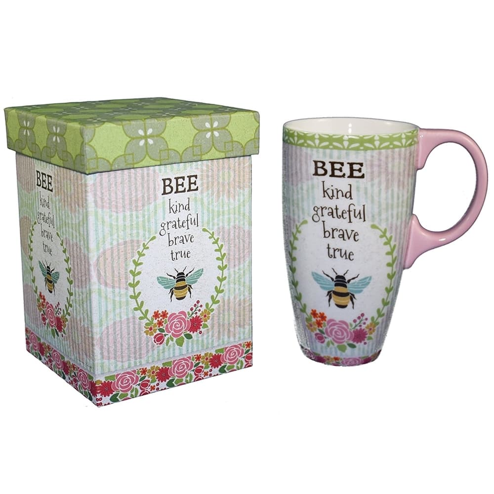 Bee Kind Latte Mug by Suzanne Nicoll Main Image