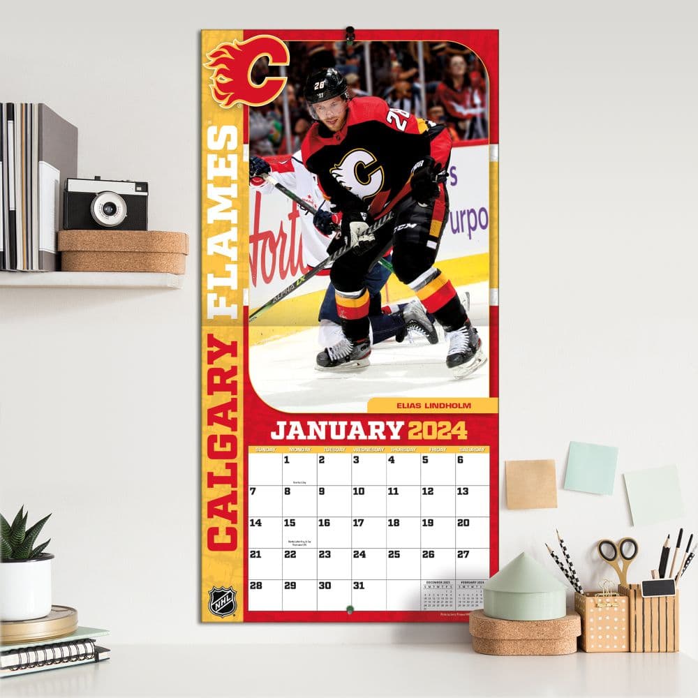 Calgary Flames 2024 Wall Calendar Fourth Alternate Image width=&quot;1000&quot; height=&quot;1000&quot;