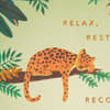 image Leopard on Branch Get Well Card Fifth Alternate Image width=&quot;1000&quot; height=&quot;1000&quot;