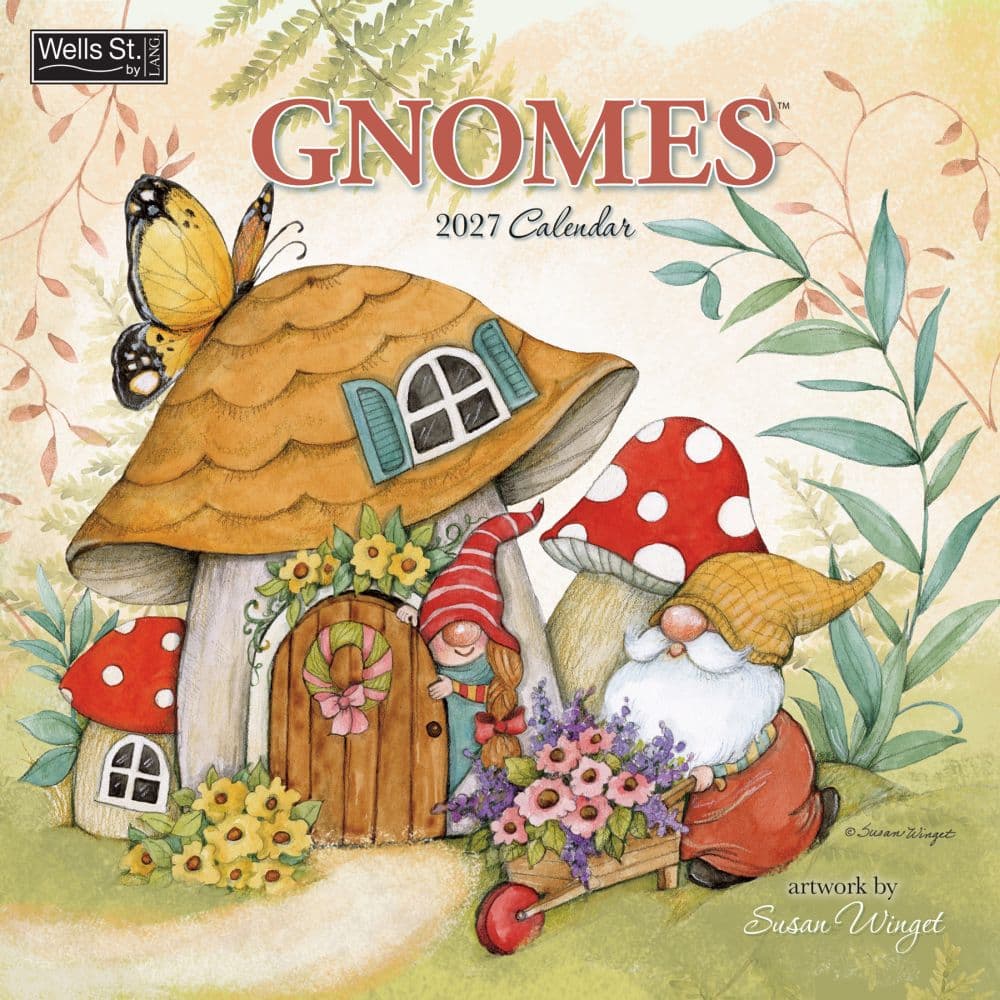 Gnomes 2027 Wall Calendar by Susan Winget