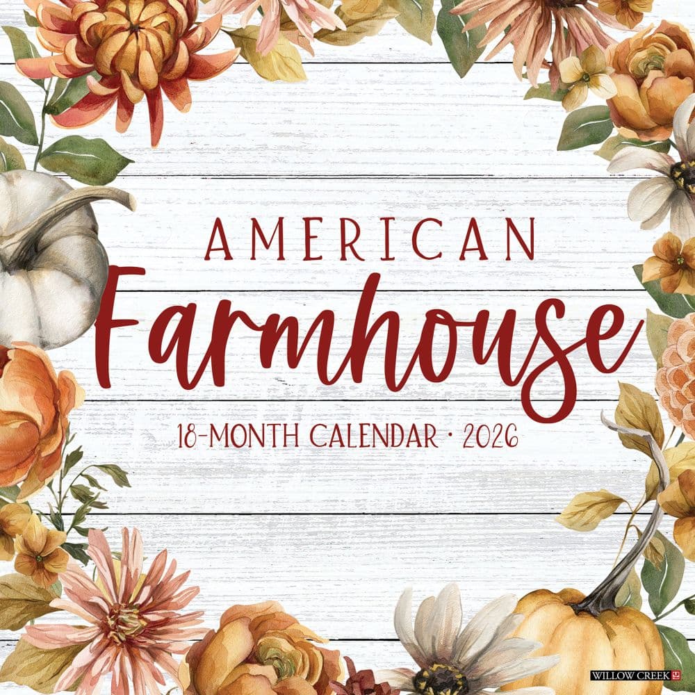 American Farmhouse 2026 Wall Calendar Main Image