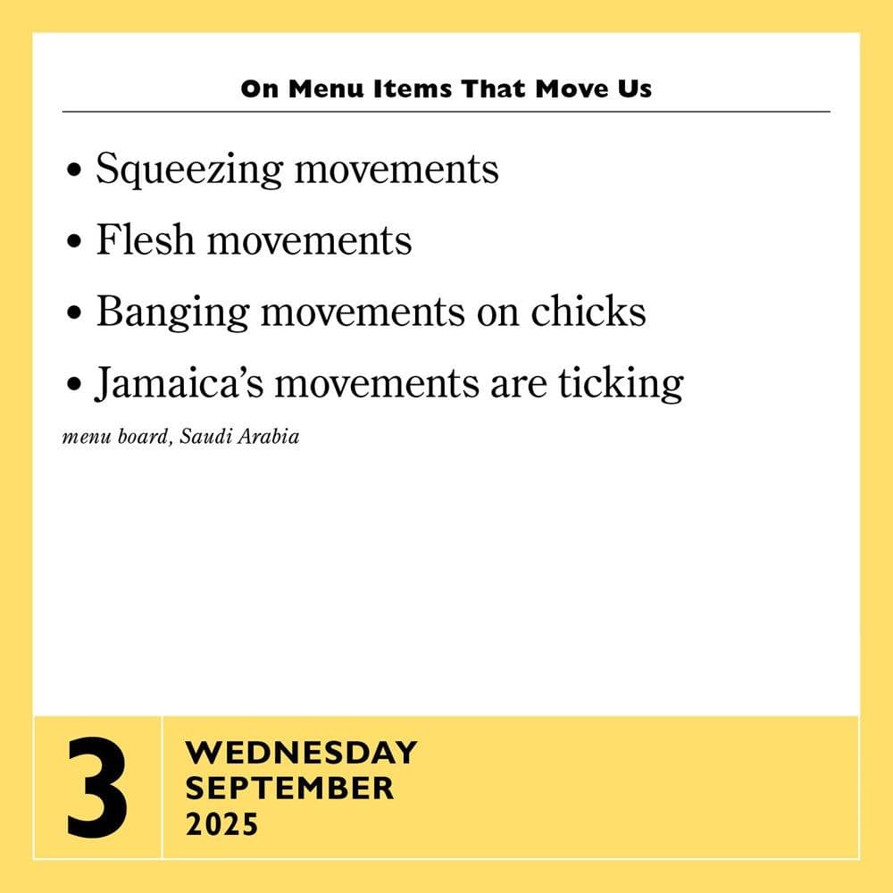 Stupidest Things Ever Said 2025 Page-a-Day Desk Calendar Fourth Alternate Image