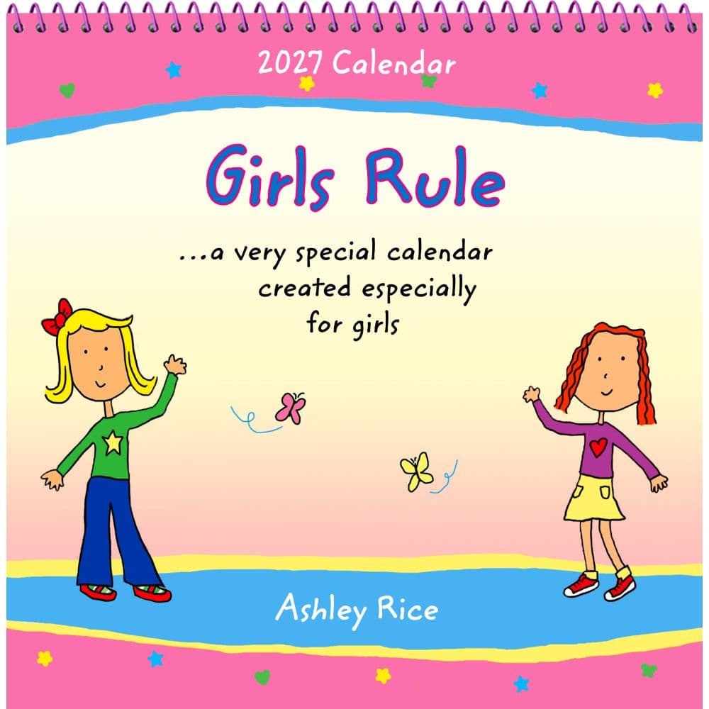 Girls Rule 2027 Mini Wall Calendar