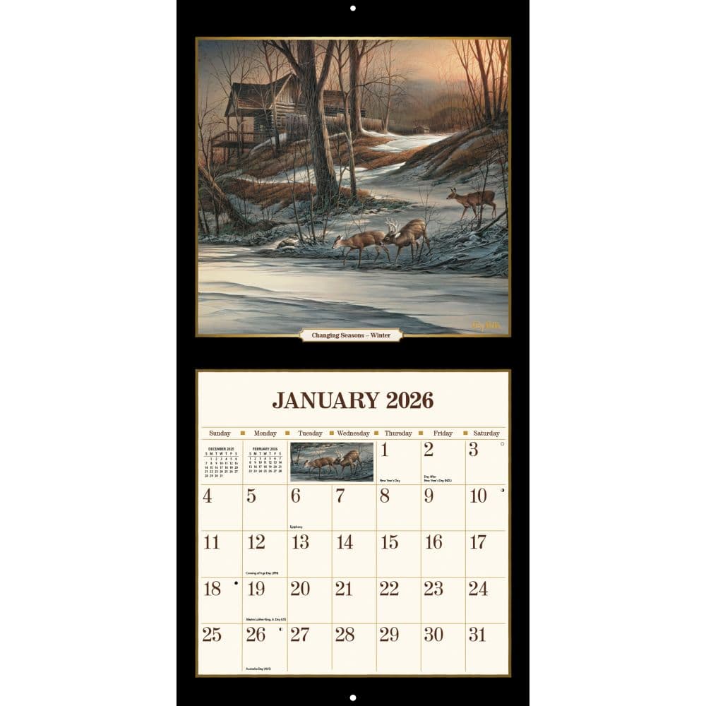 Terry Redlin 2026 Wall Calendar_ALT2