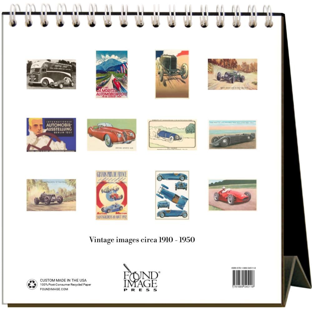 Sports Cars 2025 Easel Desk Calendar First Alternate Image width="1000" height="1000"